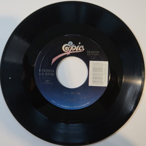 Exile It'll Be Me  &  Music  45 RPM 7" vinyl record 34-06229 - Picture 1 of 4